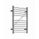 JIS Ouse 400mm Electric stainless steel heated towel rail